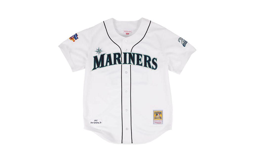 Authentic Jersey Seattle Mariners 1997 Ken Griffey Jr. "White" SMAWHIT97KGJ A
