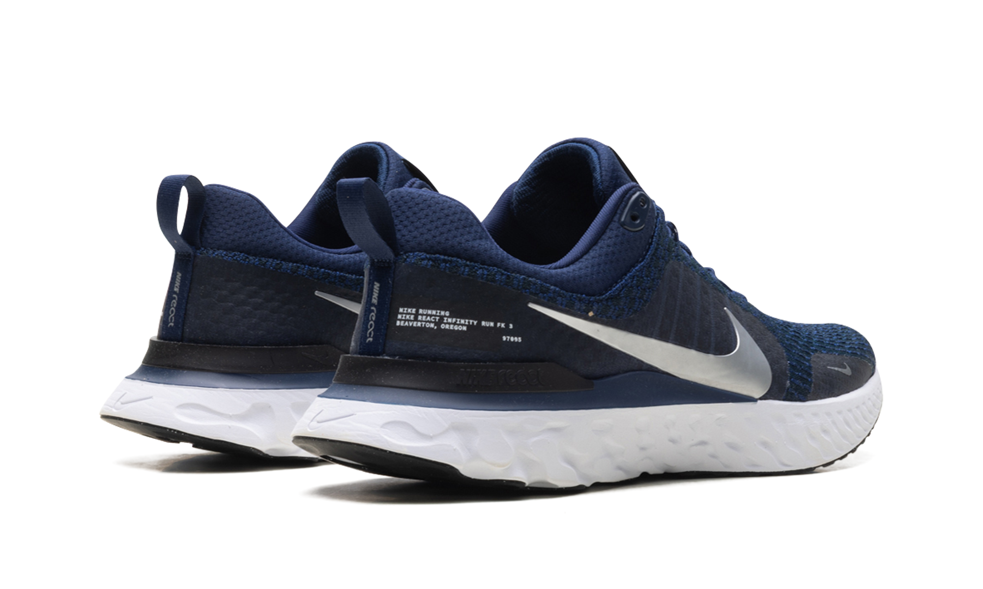 React Infinity Run Flyknit 3 "College Navy Metallic Silver" DZ3014 401