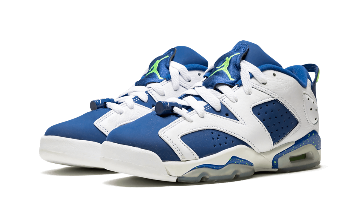 Air Jordan 6 Retro Low GS "Seahawks" 768881 106