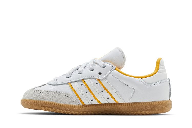 adidas Samba OG Crystal White Cloud White Crew Yellow (TD)