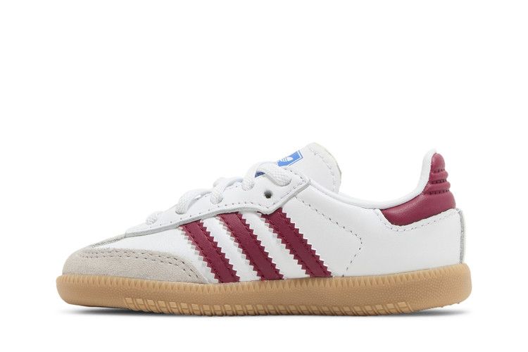 adidas Samba OG Cloud White Collegiate Burgundy Gum (TD)