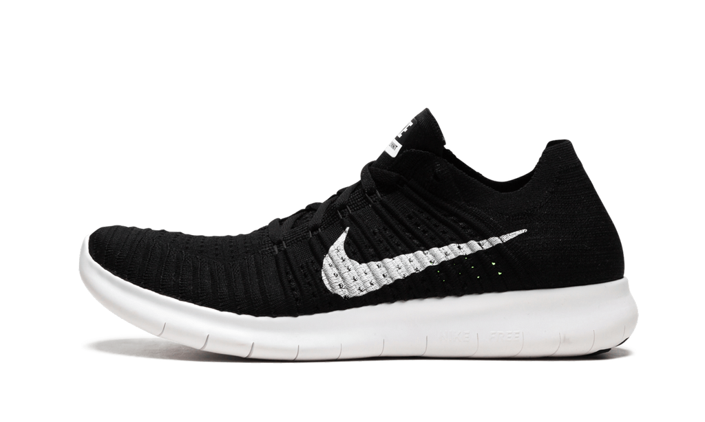 FREE RN FLYKNIT MNS WMNS "Black / White" 831070 001