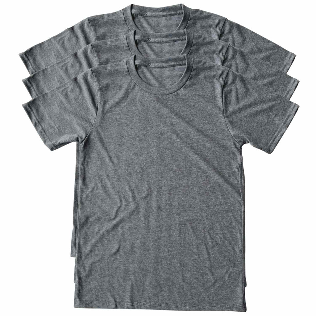 Made In USA Everyday T-Shirt | 3 Pack Gray