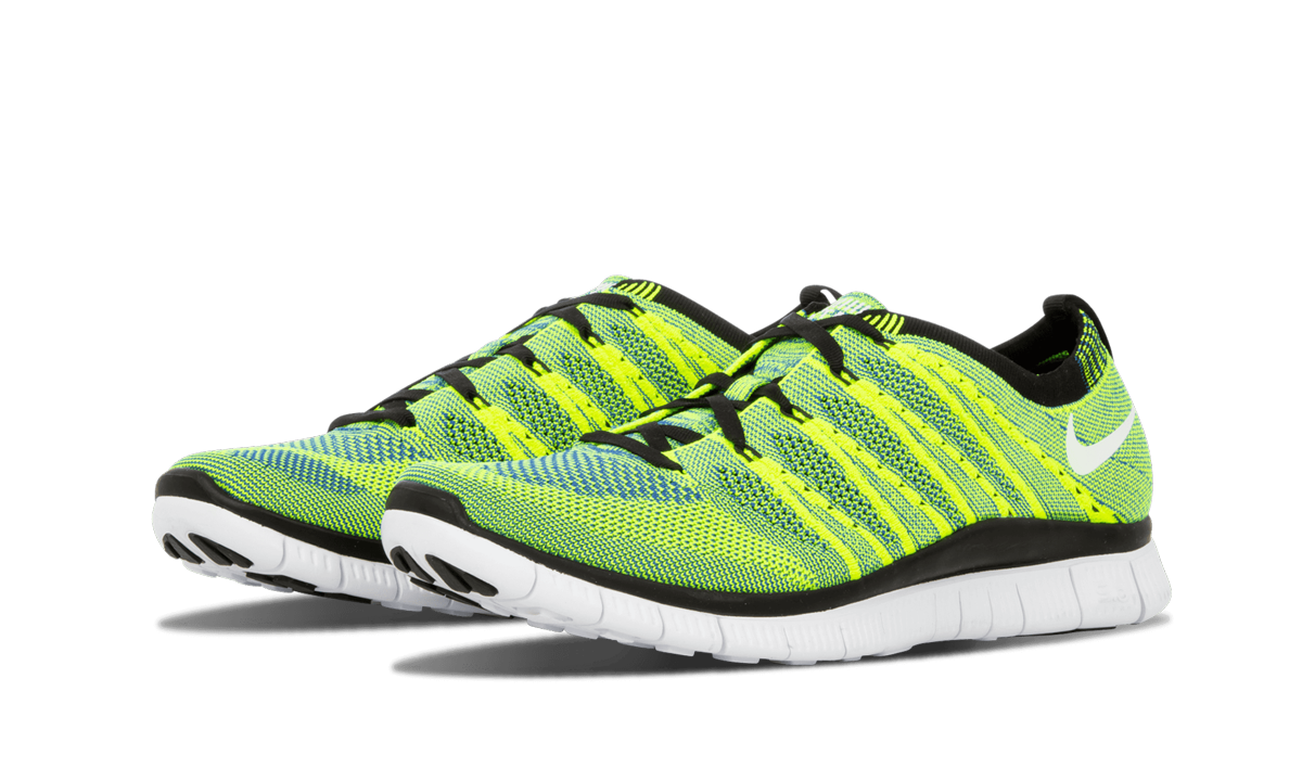 Free Flyknit HTM SP "Volt Varsity Royal" 616171 740