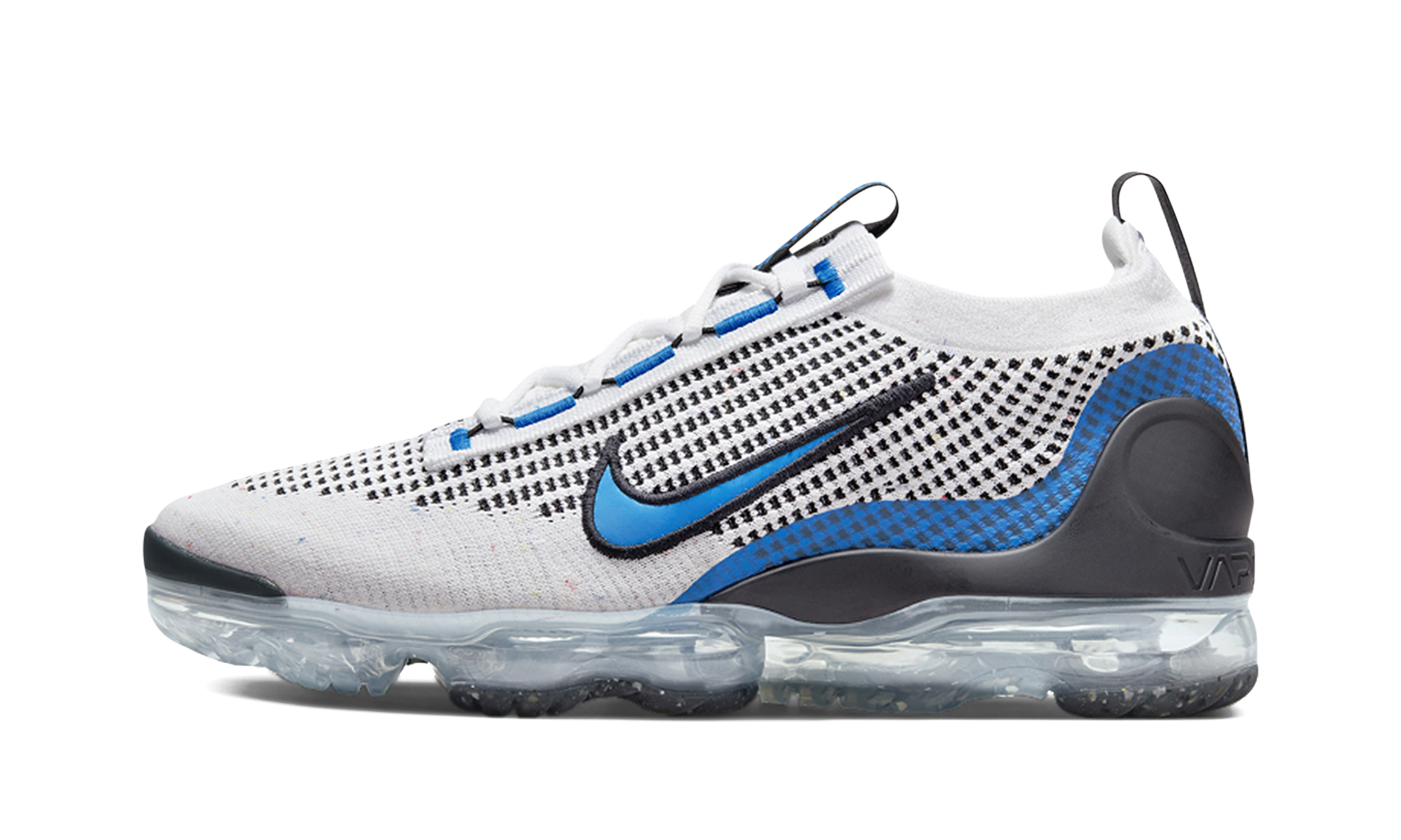 Air VaporMax 2021 Flyknit "White Black Photo Blue" DM0025 100
