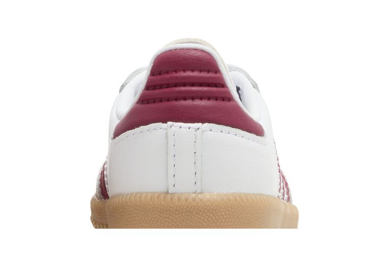 adidas Samba OG Cloud White Collegiate Burgundy Gum (TD)