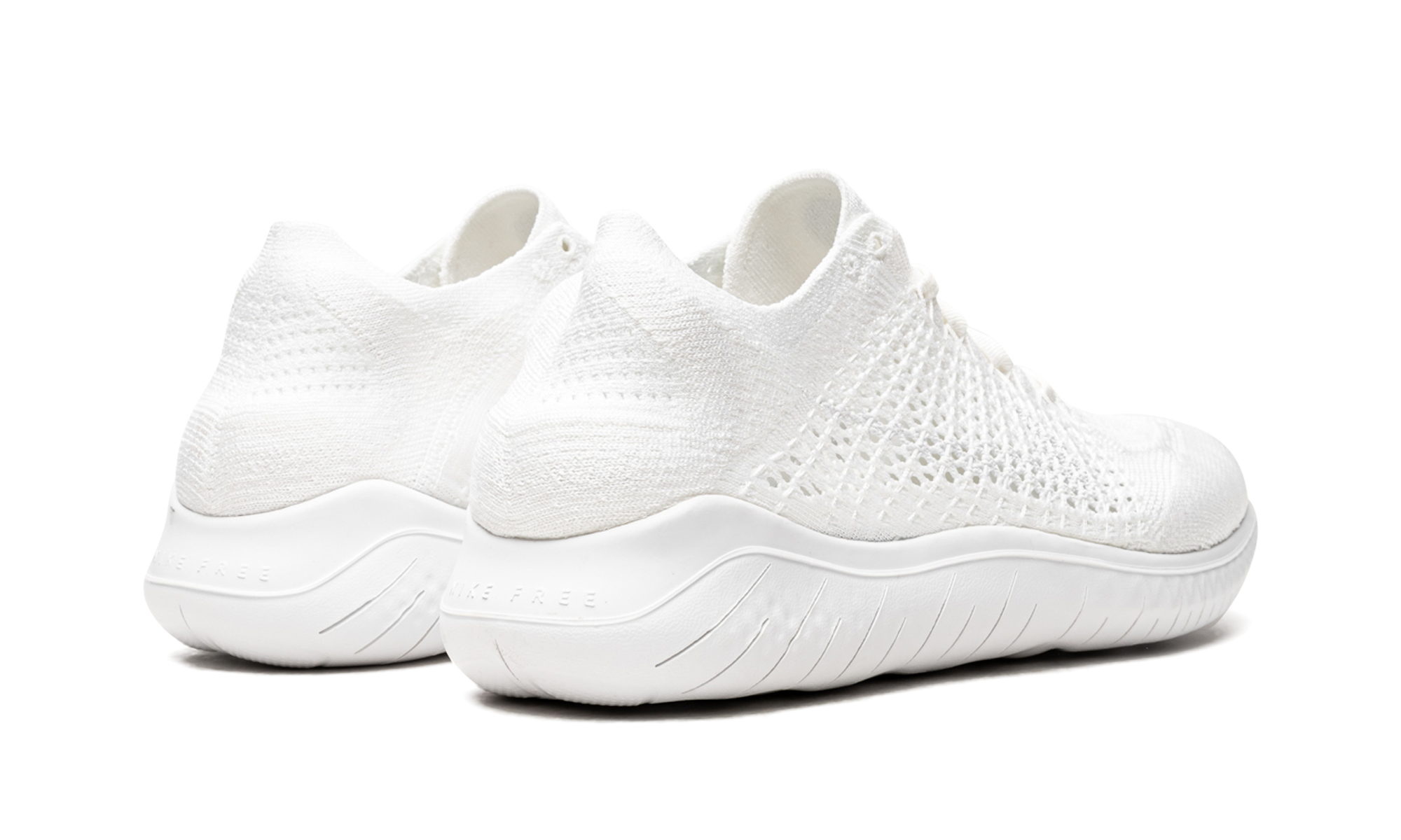 Free RN Flyknit 2018 "Triple White" 942838 103
