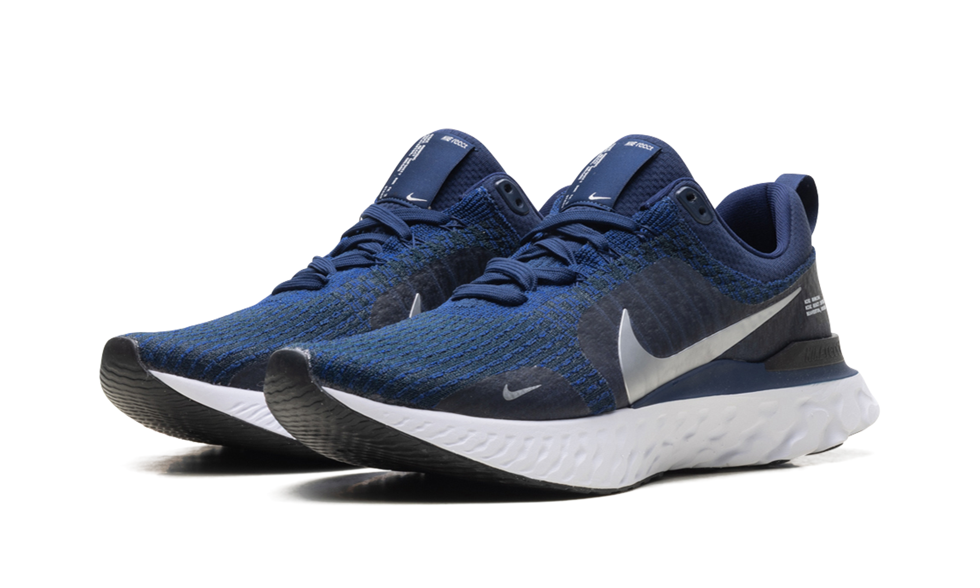 React Infinity Run Flyknit 3 "College Navy Metallic Silver" DZ3014 401
