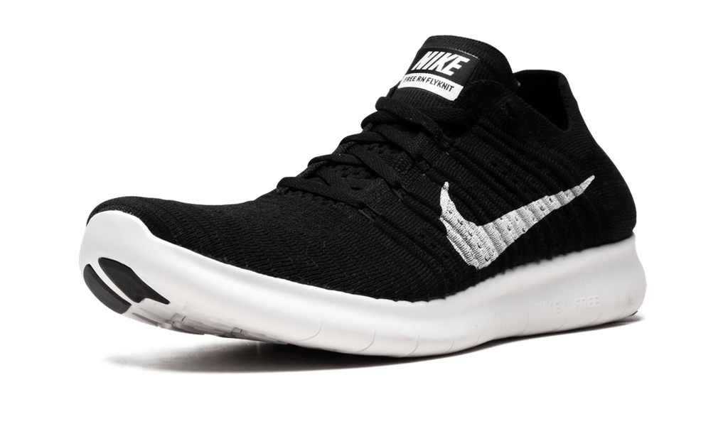 FREE RN FLYKNIT MNS WMNS "Black / White" 831070 001
