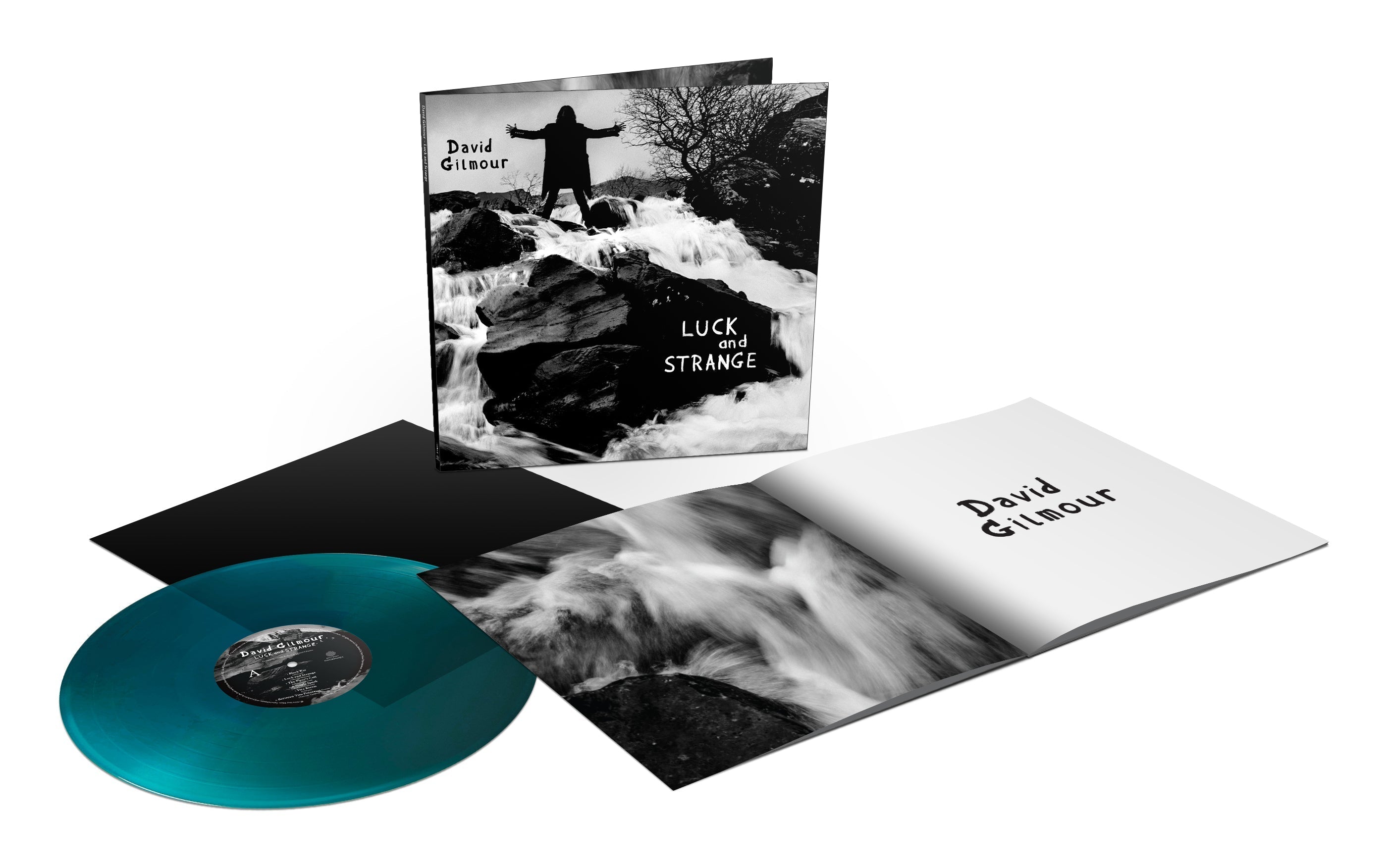 David Gilmour  - Luck and Strange Translucent Sea Blue Vinyl LP