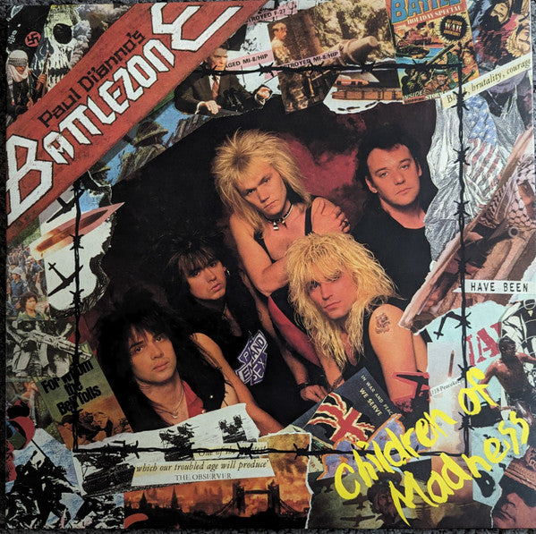 Paul Di'Anno's Battlezone – Children Of Madness - RED COLOURED VINYL LP