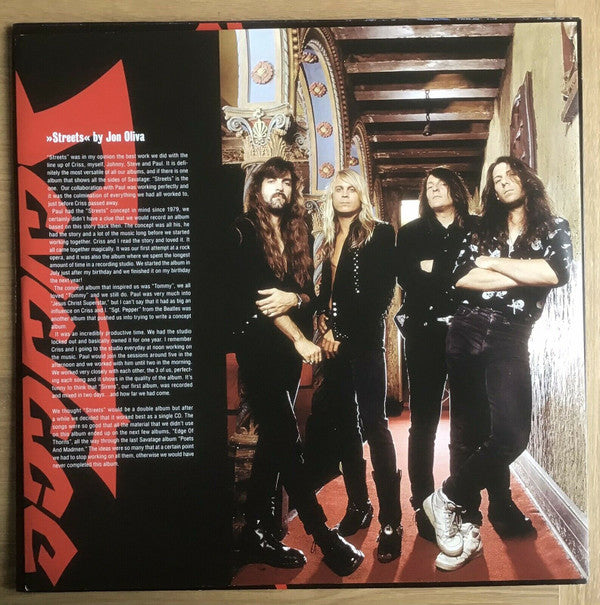 Savatage ‎– Streets - A Rock Opera - VINYL LP