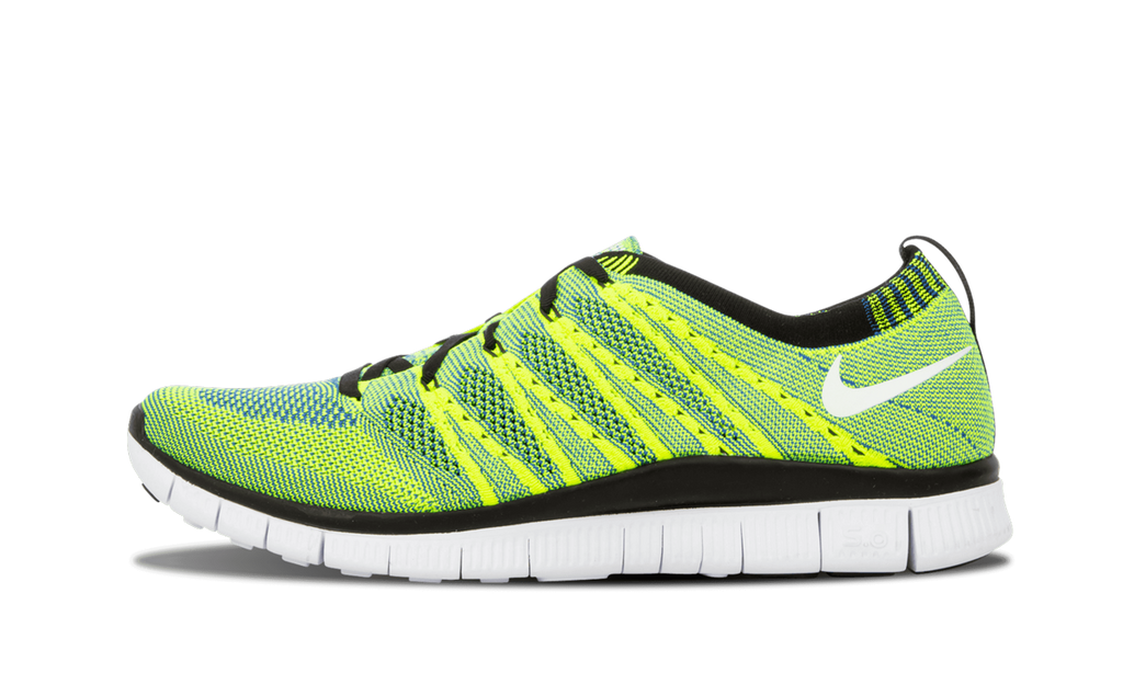 Free Flyknit HTM SP "Volt Varsity Royal" 616171 740