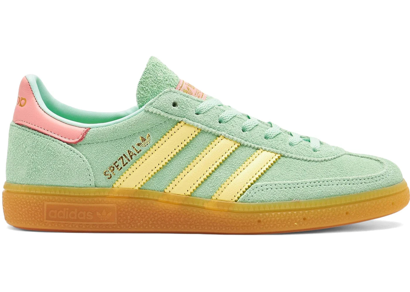adidas Handball Spezial Clear Mint Yellow (Women's)