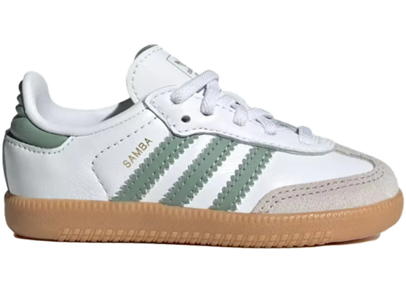 adidas Samba OG Cloud White SIlver Green (TD)