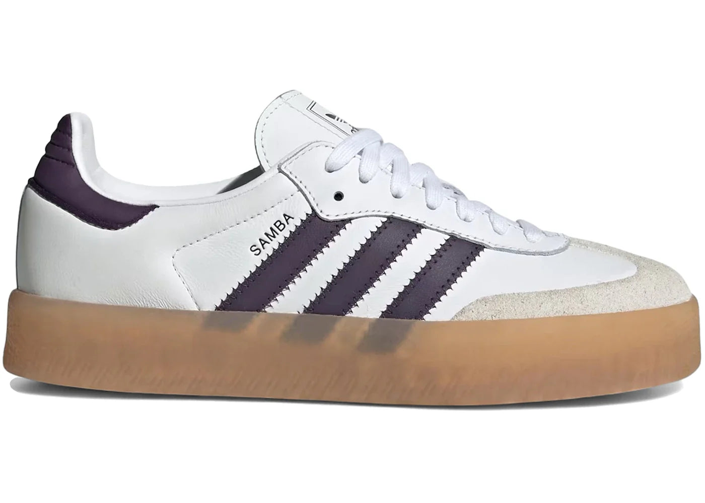 adidas Sambae White Off White Aurora Plum (Women's)