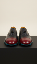 Milan Red Cap-Toe Oxford