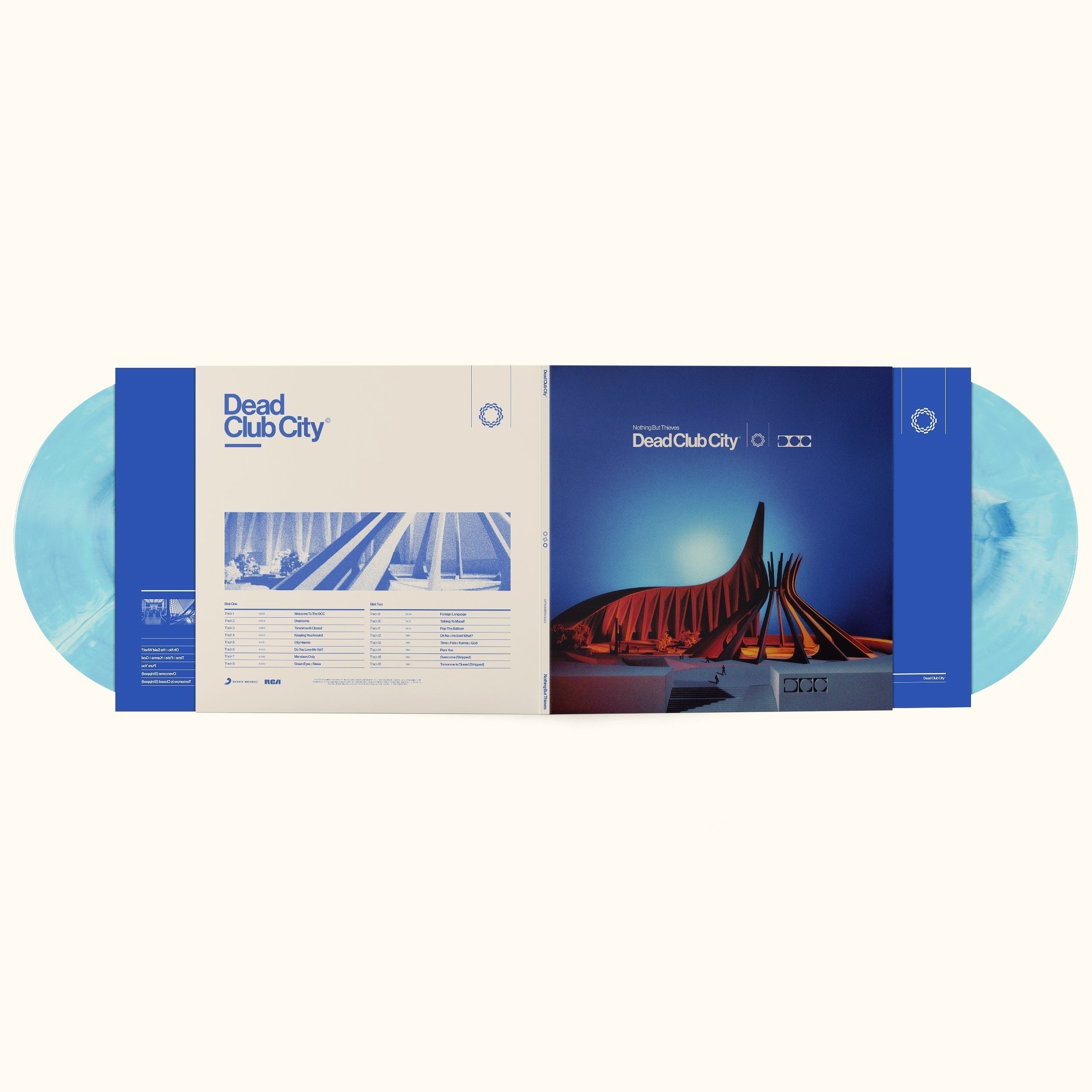 Nothing But Thieves Dead Club City (Deluxe) Vinyl LP Blue Marble Colour 2024