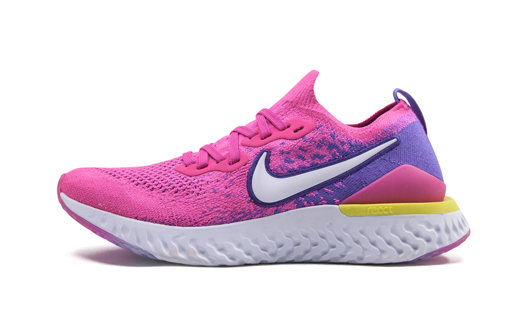 EPIC REACT FLYKNIT 2 WMNS "Laser Fuchsia Pulse" CK0821 600