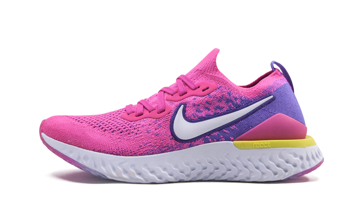 EPIC REACT FLYKNIT 2 WMNS "Laser Fuchsia Pulse" CK0821 600