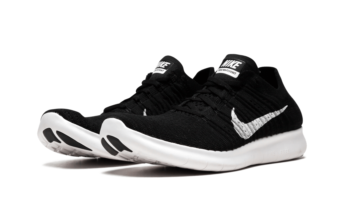 FREE RN FLYKNIT MNS WMNS "Black / White" 831070 001