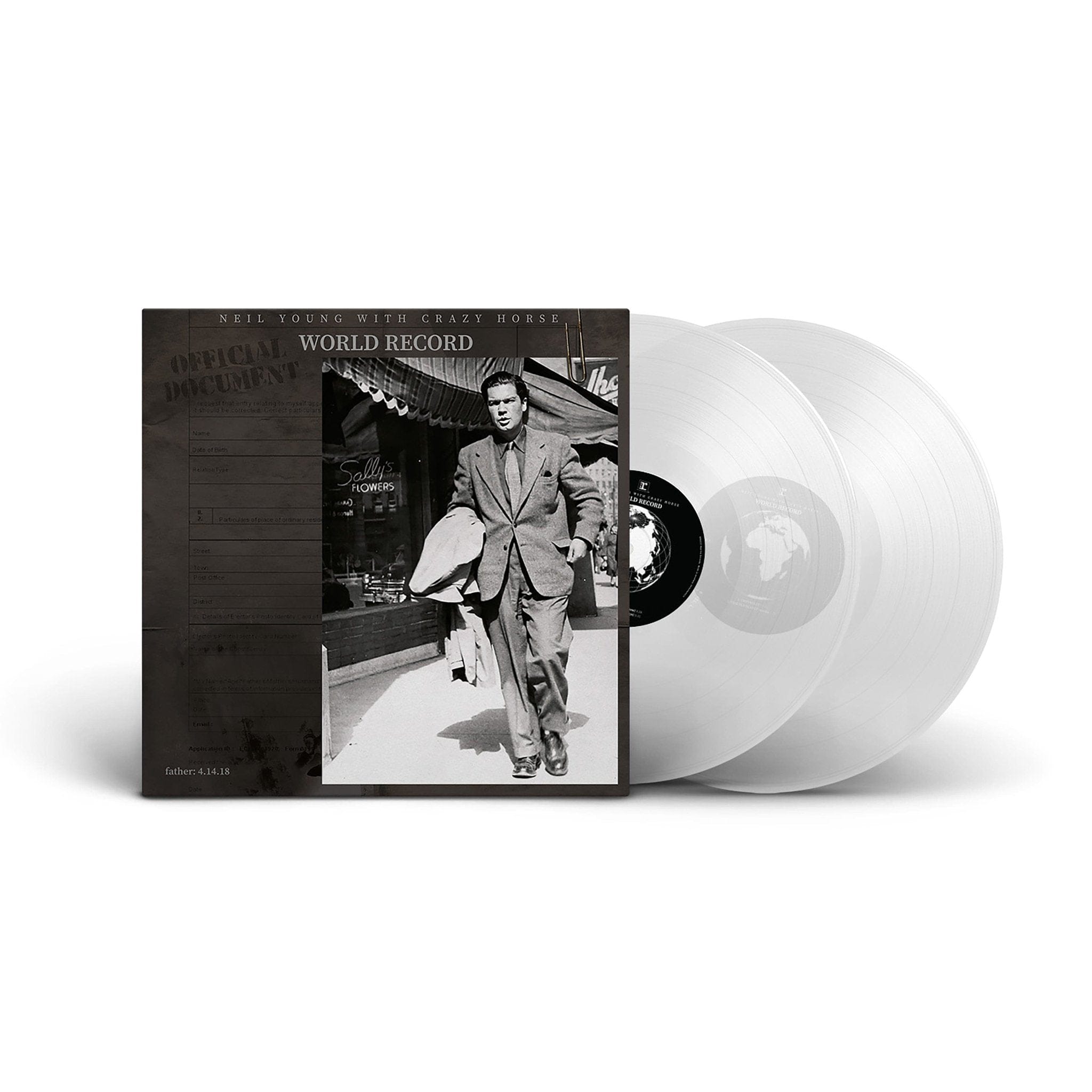 Neil Young & Crazy Horse - World Record 2LP NEW CLEAR VINYL