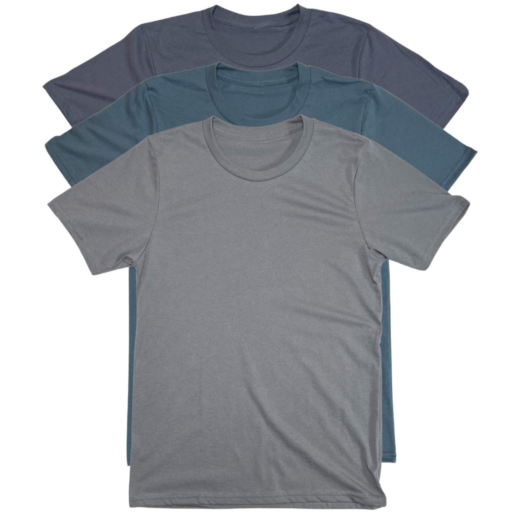 Made In USA Everyday T-Shirt | 3 Pack Gun Metal