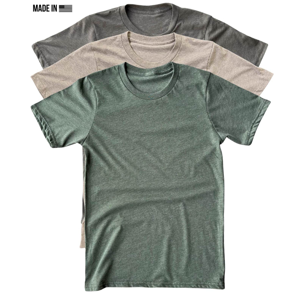 Made In USA Everyday T-Shirt | Backwoods 3 Pack