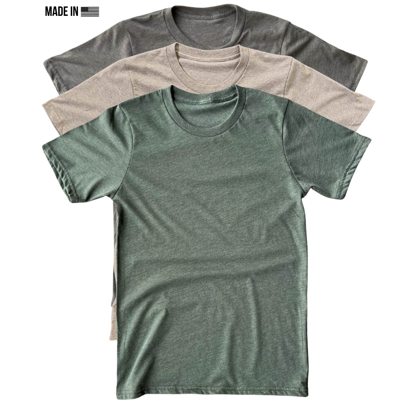 Made In USA Everyday T-Shirt | Backwoods 3 Pack