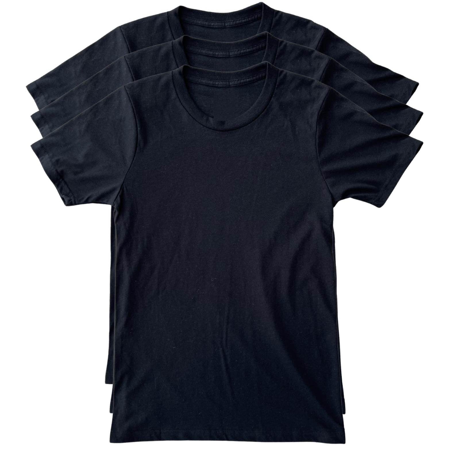 Made In USA Everyday T Shirt | 3 Pack Black