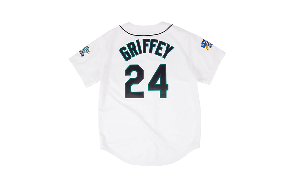 Authentic Jersey Seattle Mariners 1997 Ken Griffey Jr. "White" SMAWHIT97KGJ A